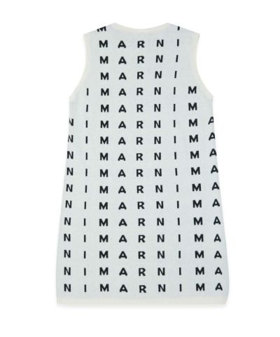 MARNI(マルニ)Kids & Junior ブランドロゴノースリーブワンピース