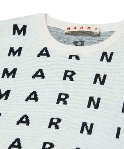 MARNI(マルニ)Kids & Junior ブランドロゴノースリーブワンピース