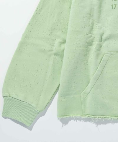 MM6 Maison Margiela(エムエムシックス)Kids & Junior ブランドロゴフーディーパーカープルオーバー