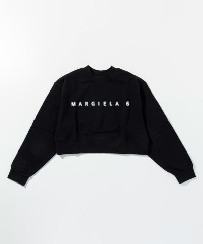 MM6 Maison Margiela(エムエムシックス)Kids & Junior ブランドロゴフーディーパーカープルオーバー
