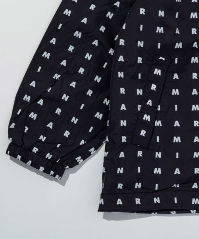 MARNI(マルニ)Kids & Junior ブランドロゴジップアップフードジャケット