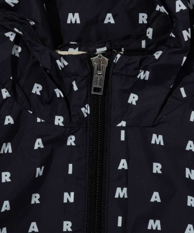 MARNI(マルニ)Kids & Junior ブランドロゴジップアップフードジャケット