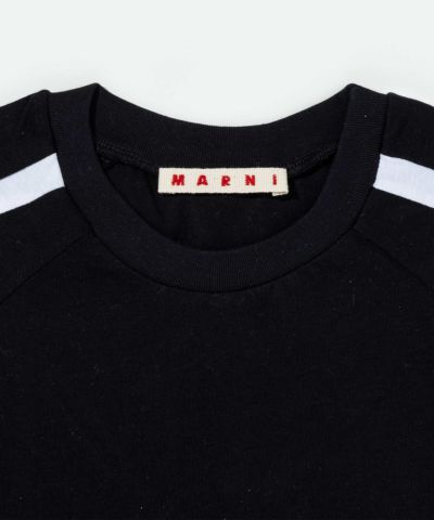 MARNI(マルニ)Kids & Junior ワンポイントブランドロゴ半袖Tシャツカットソー