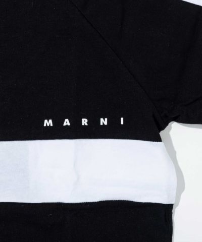 MARNI(マルニ)Kids & Junior ワンポイントブランドロゴ半袖Tシャツカットソー