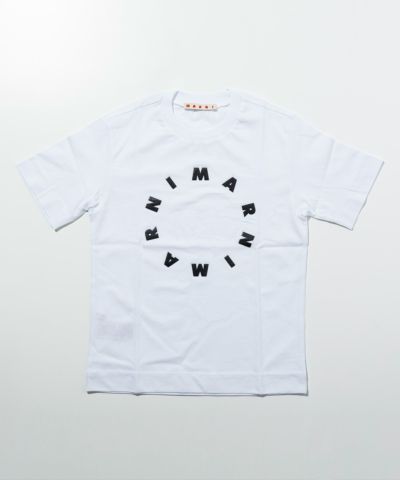 MARNI(マルニ)Kids & Junior サークルブランドロゴ半袖Tシャツカットソー