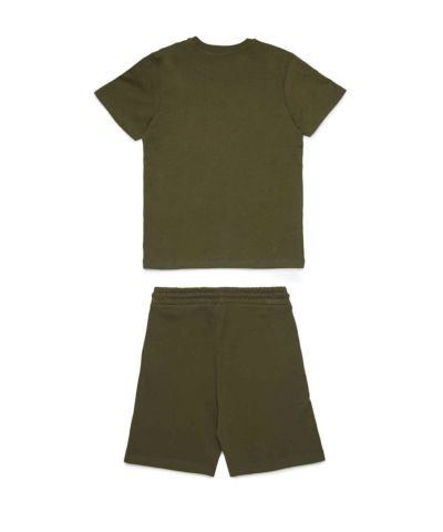 DIESEL(ディーゼル)Kids & Junior ワンポイントブランドロゴ半袖Tシャツショートパンツセットアップ
