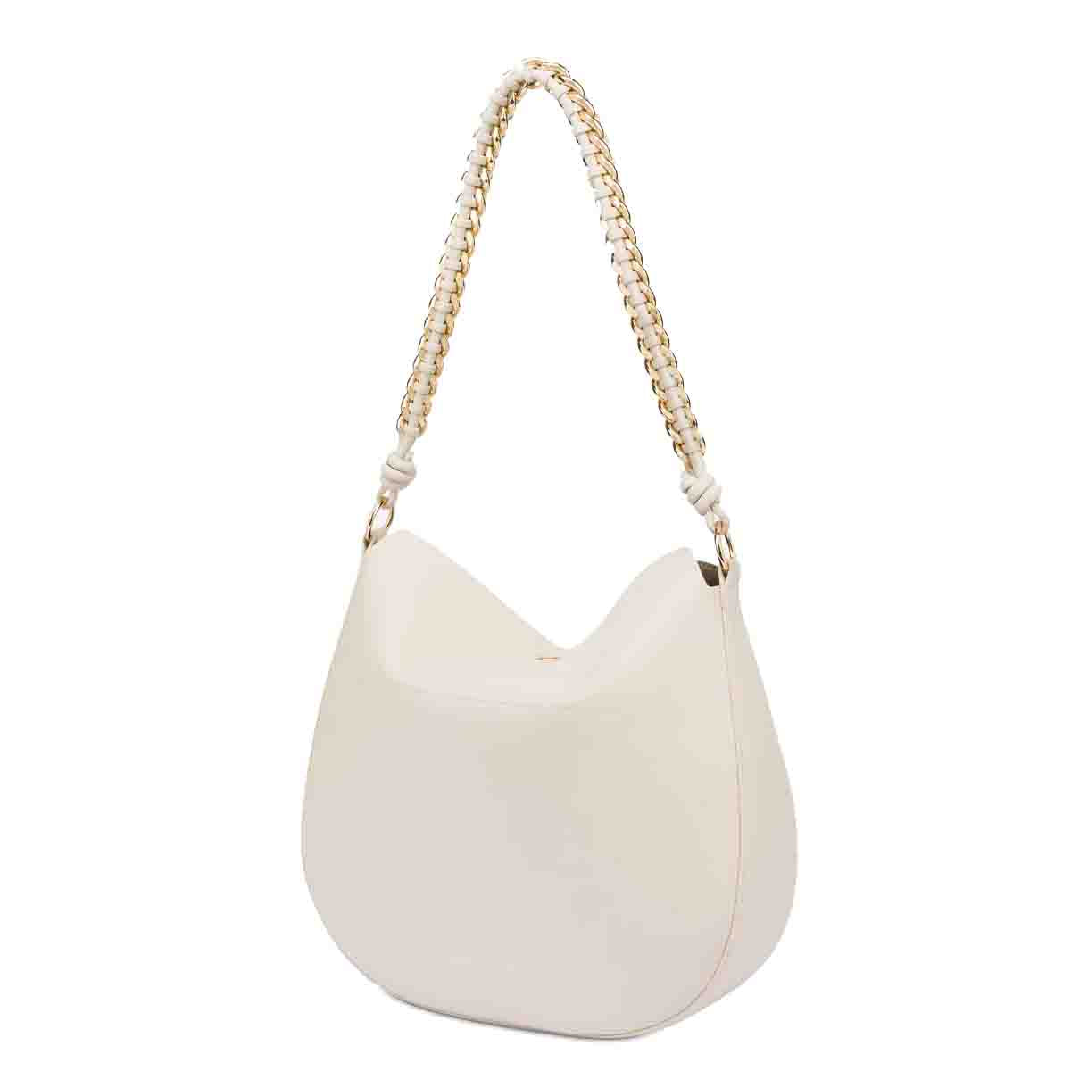 BORSA PU AVORIO