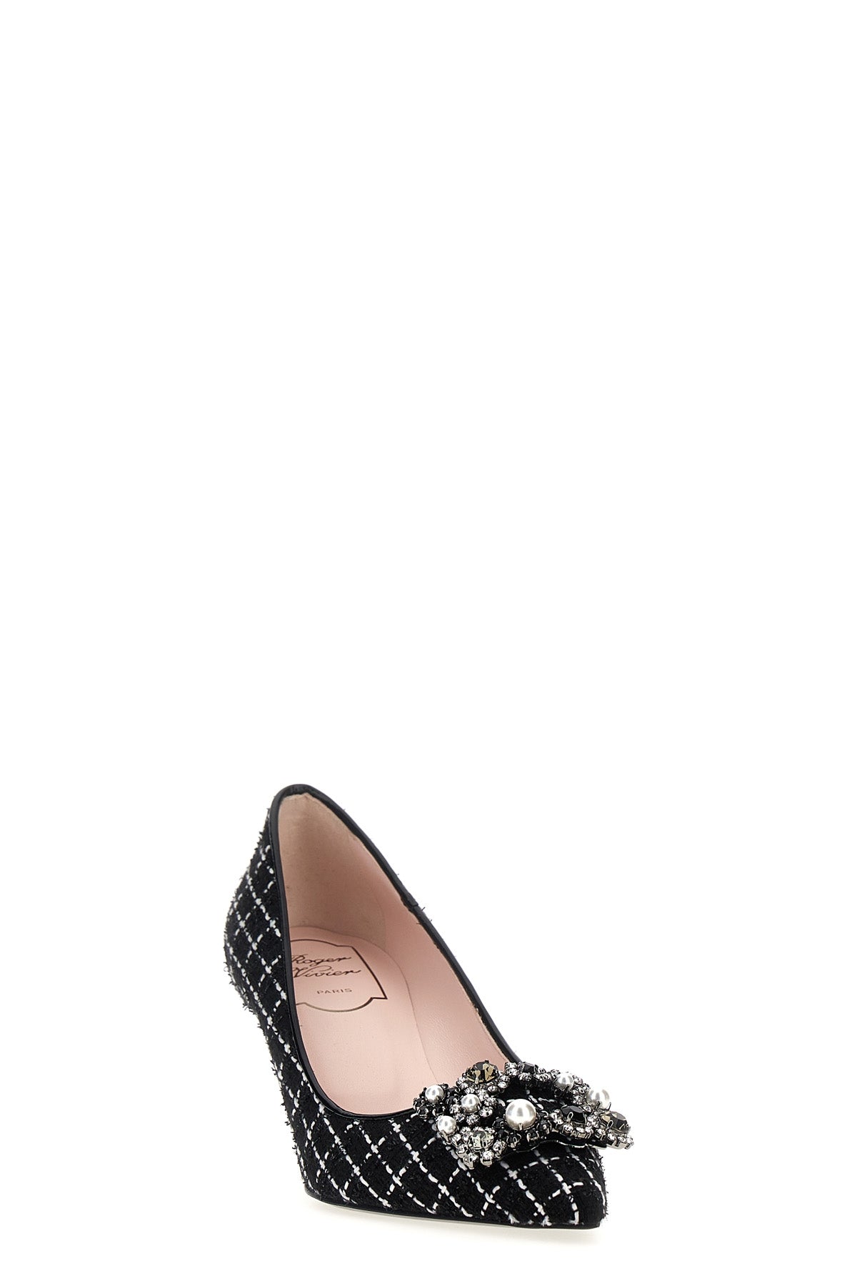 'Flower Strass Pearl' パンプス