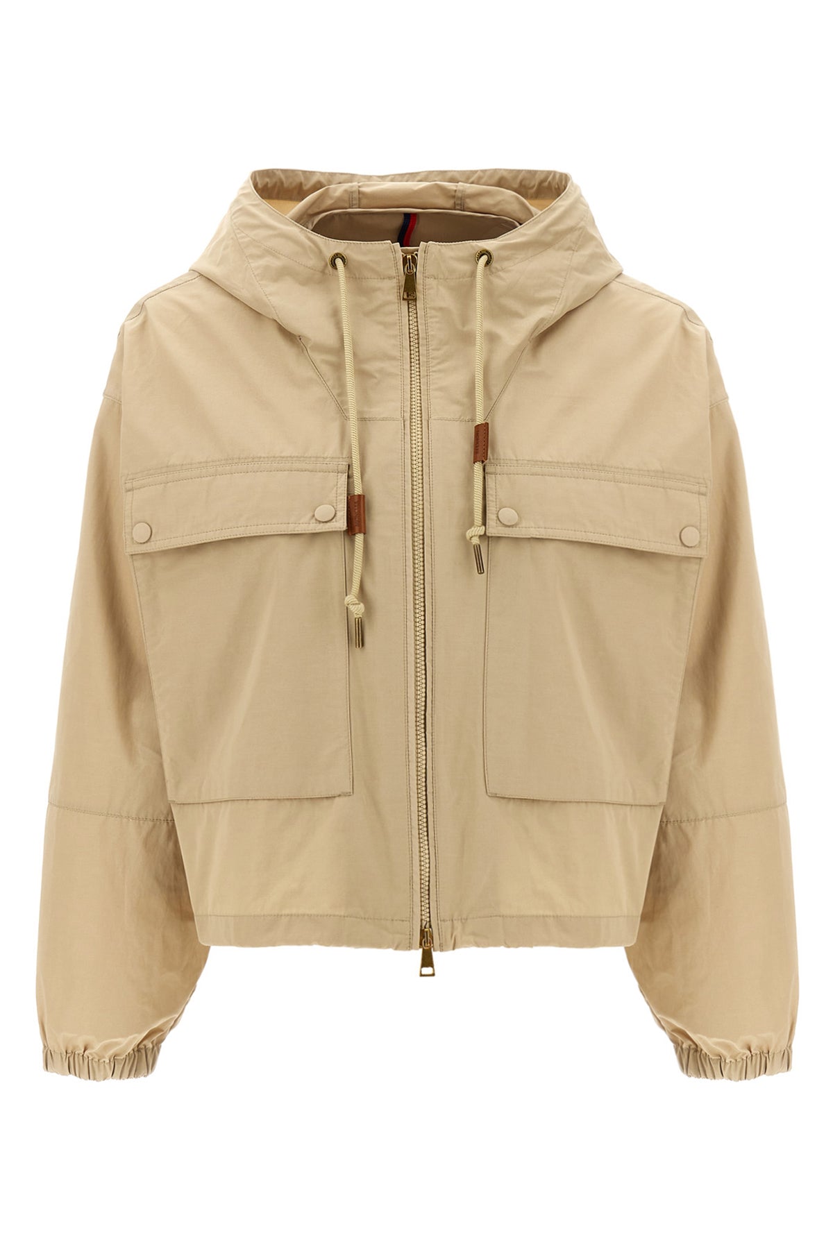 Moncler☆関税込☆Sauvan ベージュ ショートパーカー 中古・古着通販】MONCLER (モンクレール) Sauvan パーカー