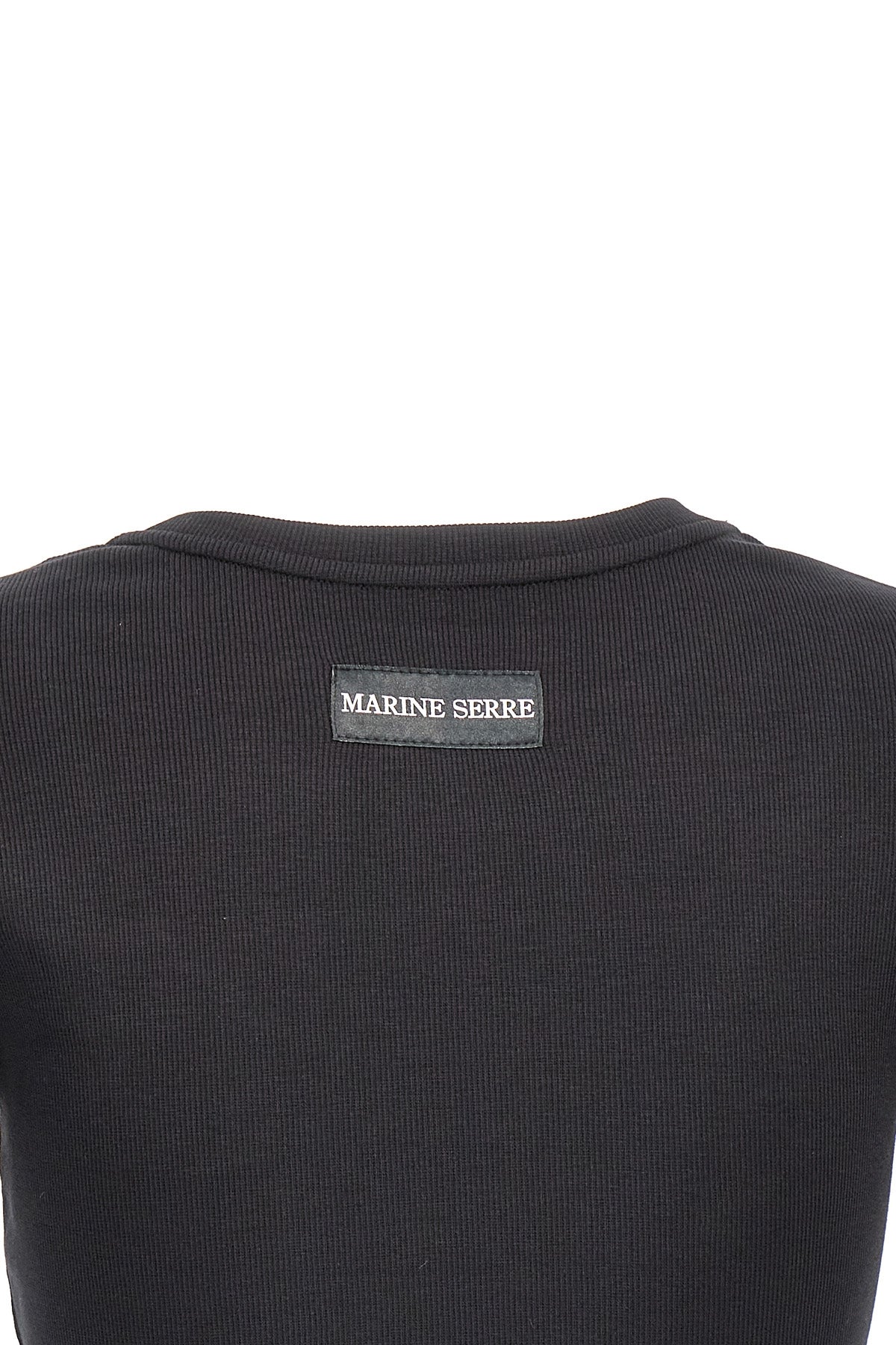 'Moon Logo' クロップド Tシャツ
