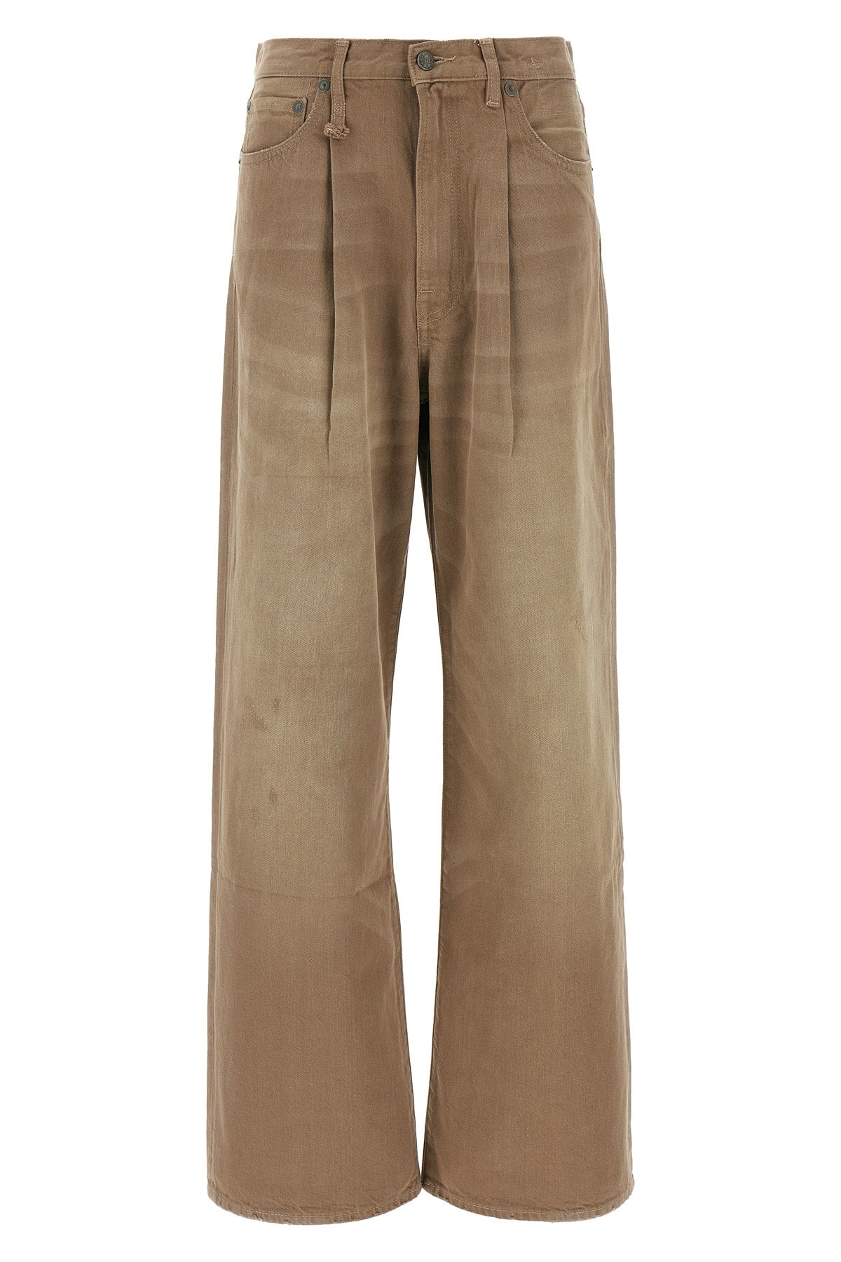 デニム・ジーパン R13 FW25 'Damon Pleated' jeans (R13W3147D326A SAWDUST) 13500633-00565-r13-damon-