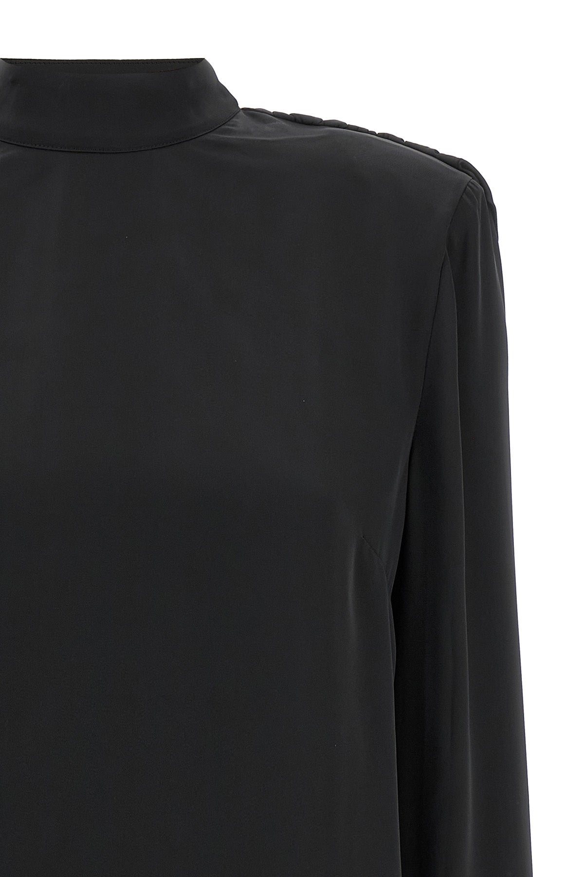 'Satin Drapy Back' トップ