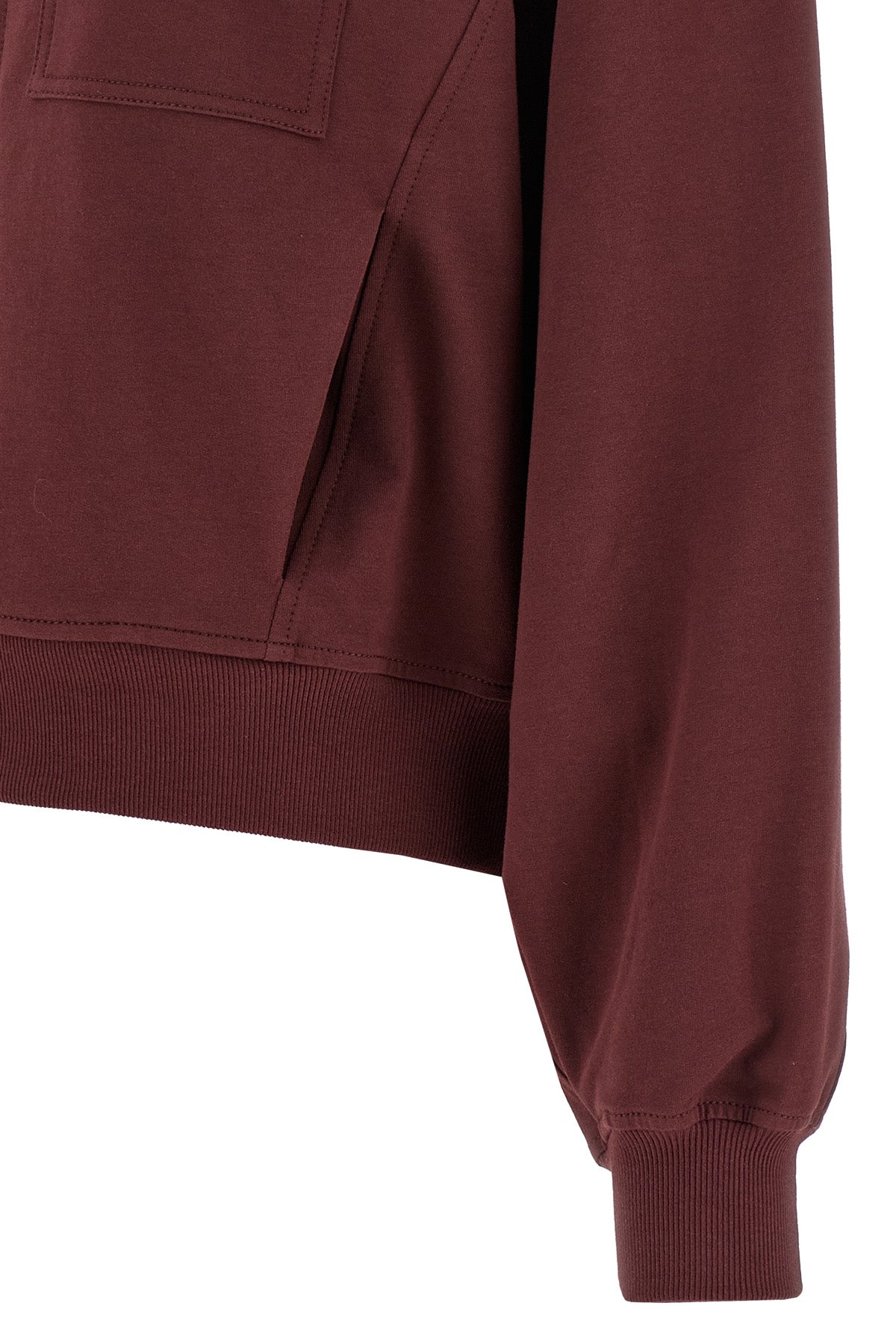 'Shiny Flap Detail' スウェットシャツ
