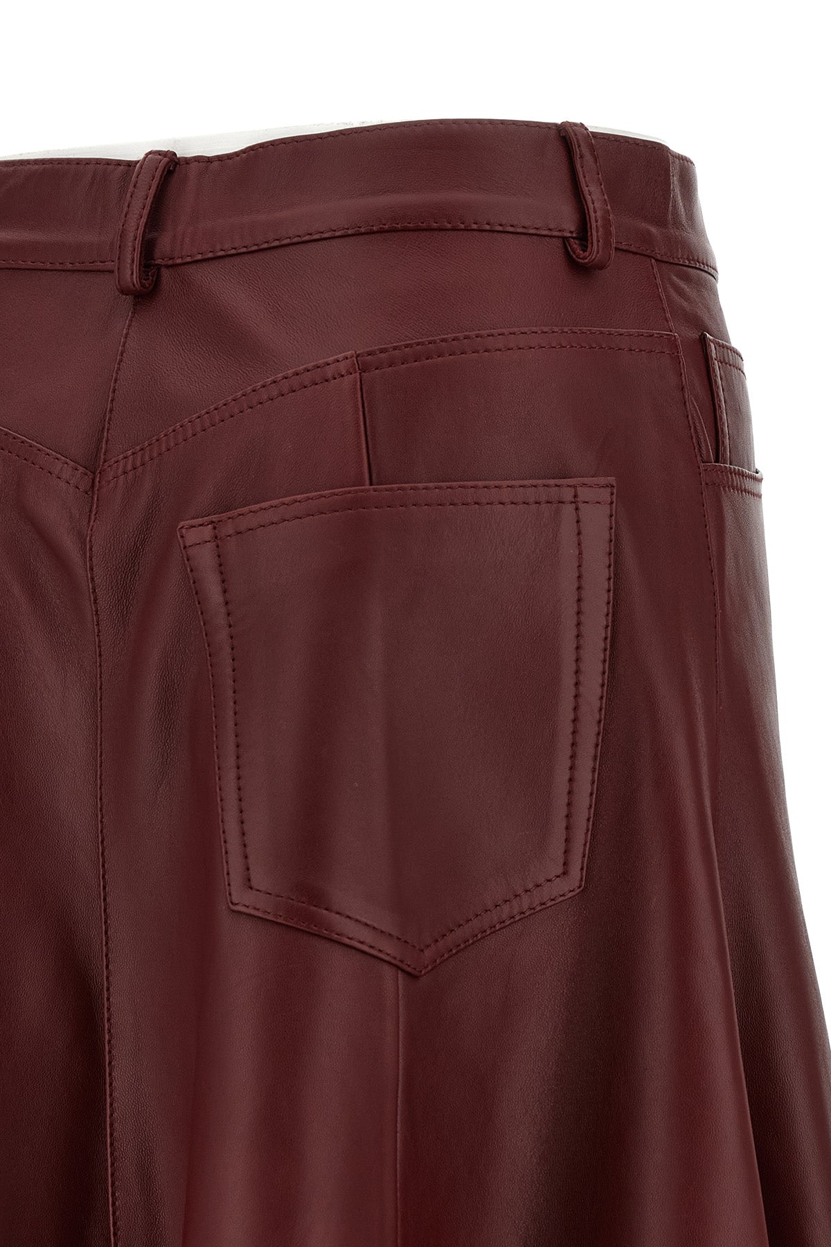 'Mid Serenity Leather' スカート