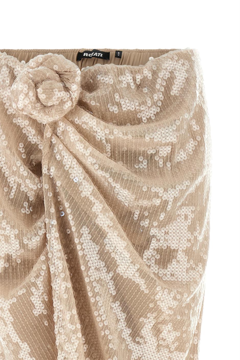 'Sequins Knot' スカート