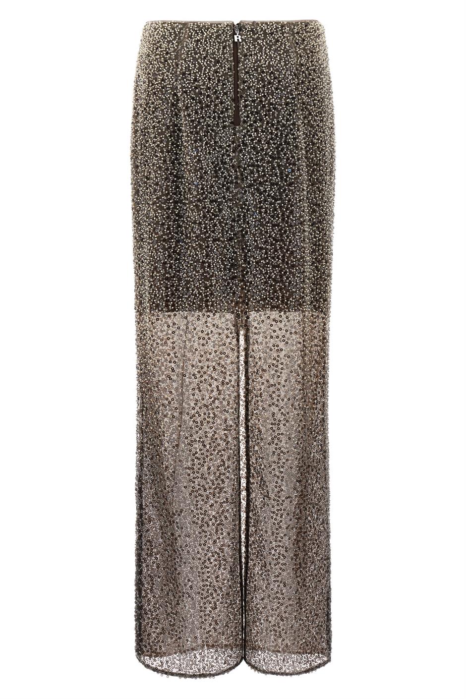 'Beaded Maxi' スカート