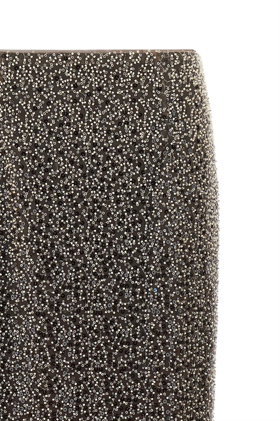 'Beaded Maxi' スカート