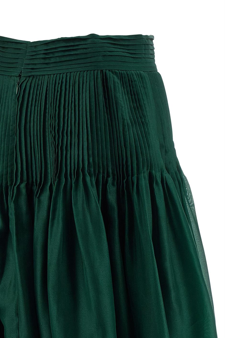 'Pintucked Organza' スカート