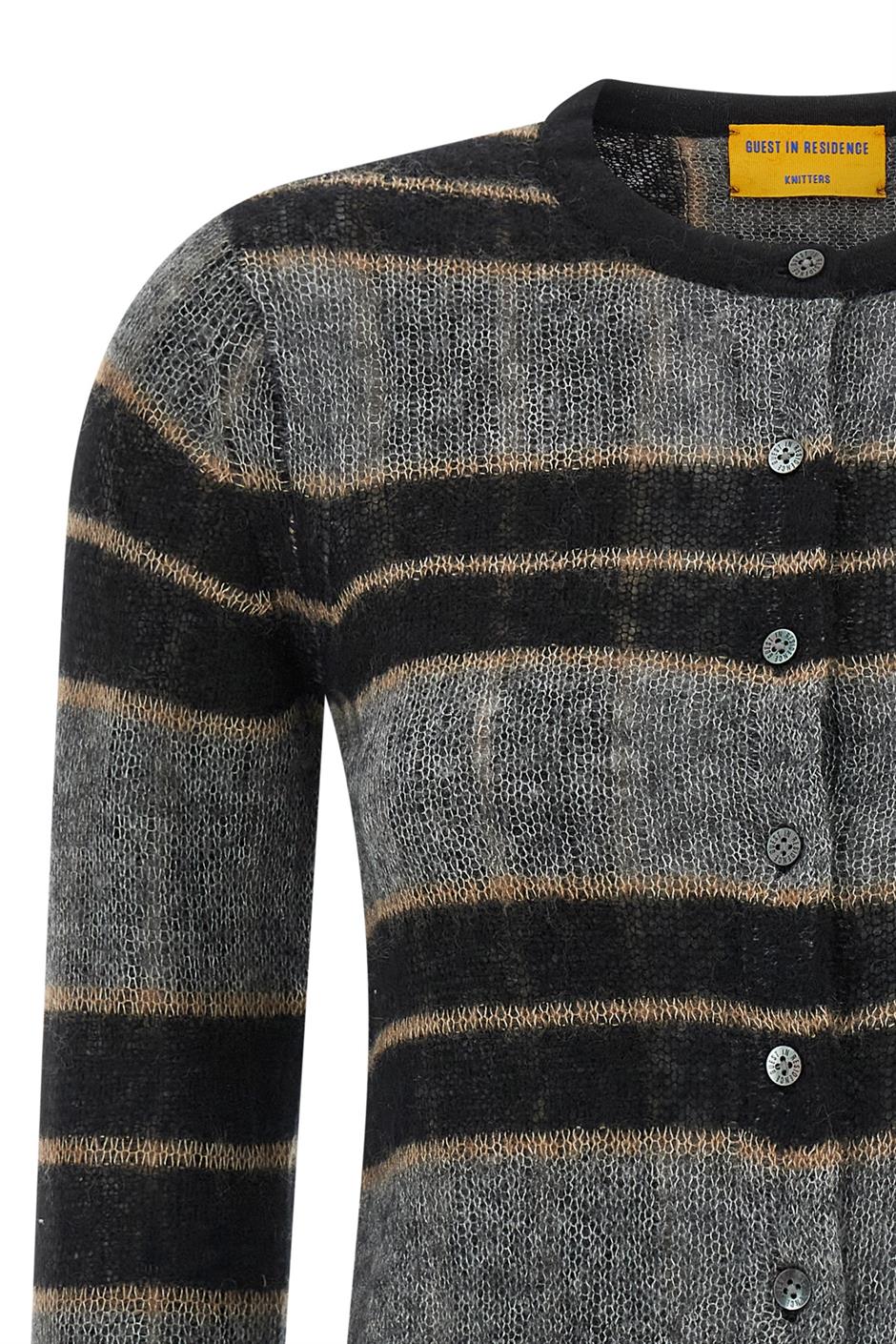 'Shadow Plaid' カーディガン
