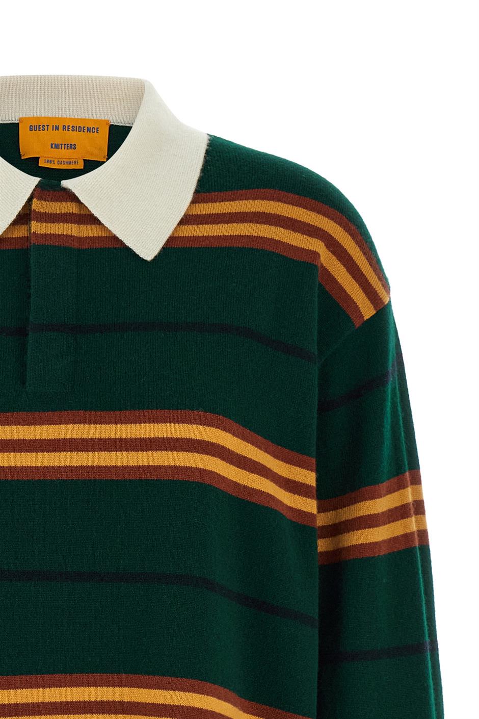 'Striped Rugby' ポロ シャツ