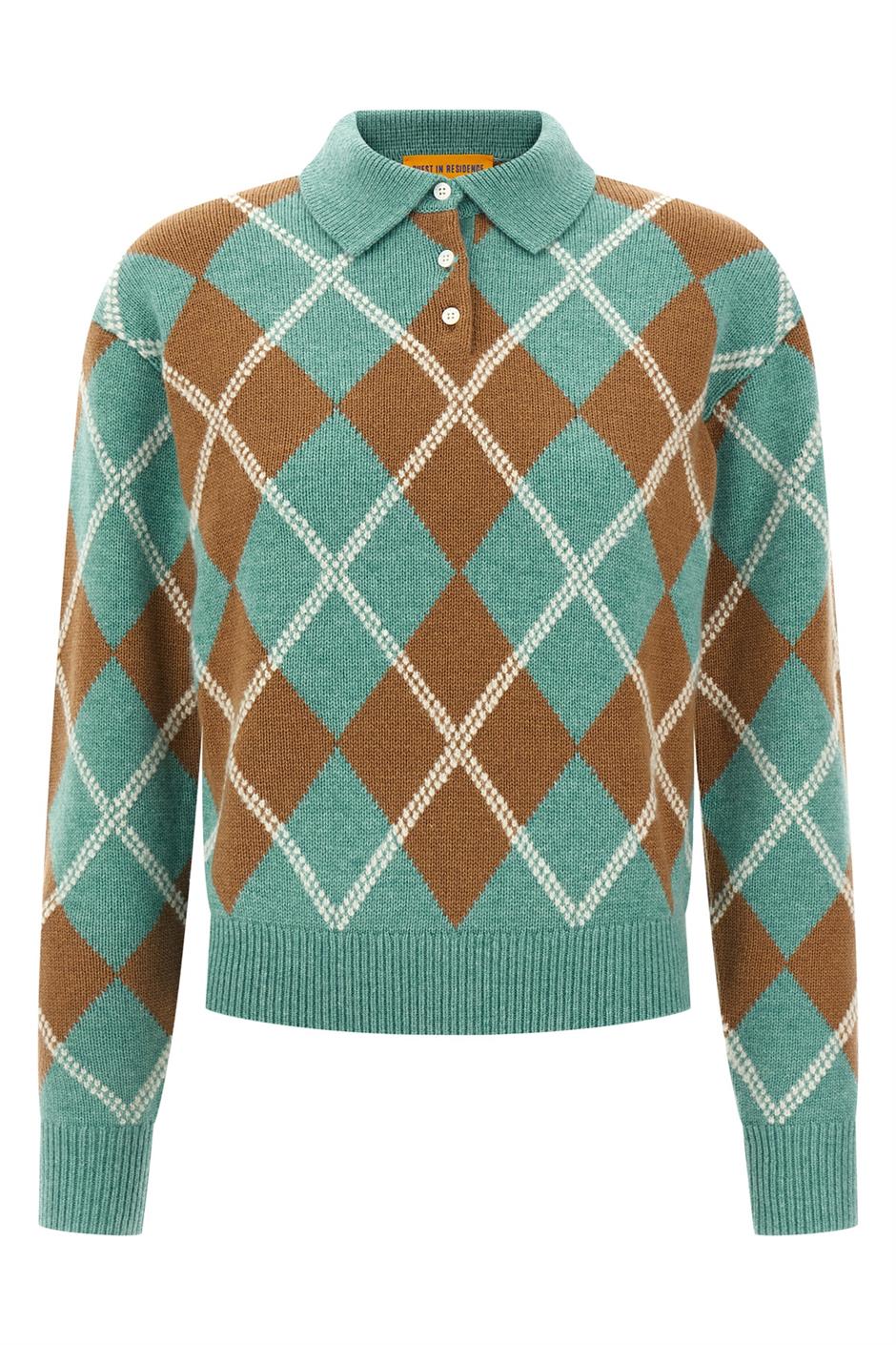 'Collegiate Argyle' ポロ シャツ