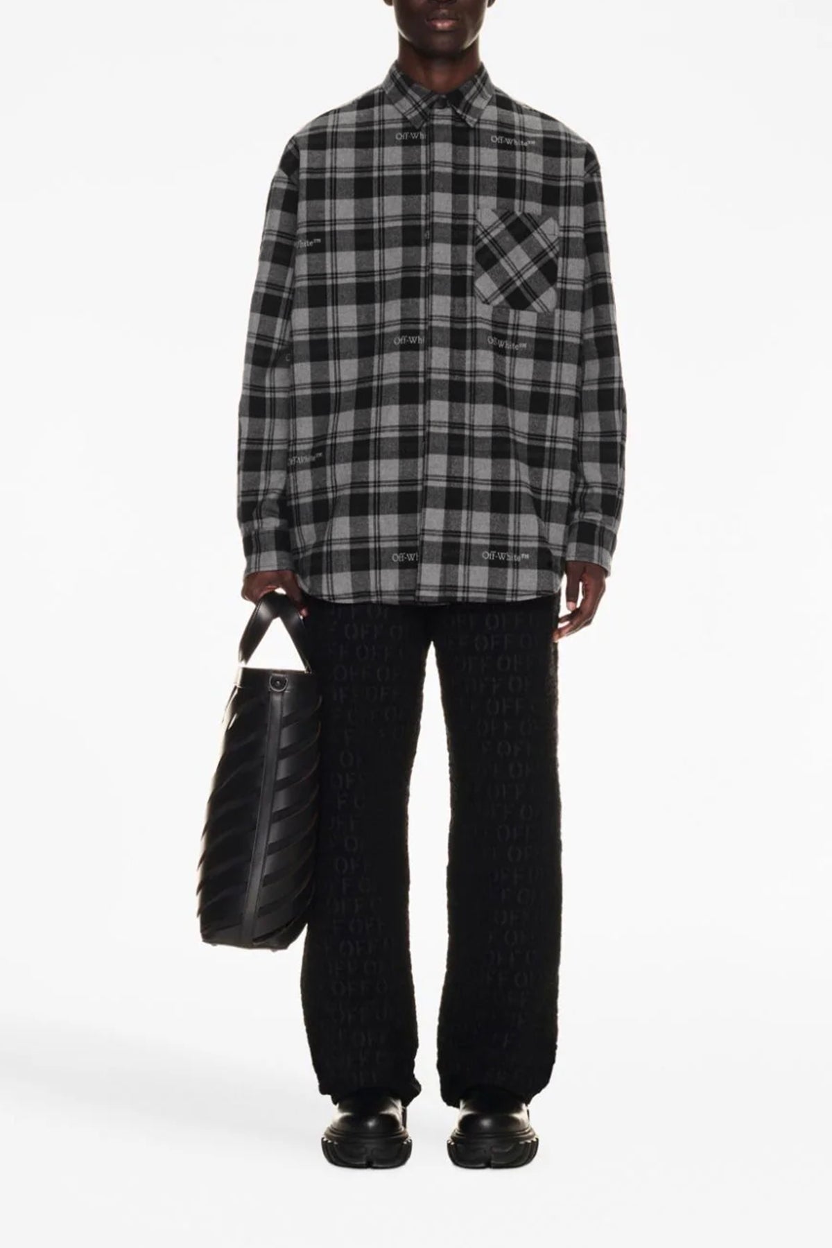 'Check Flannel' オーバーシャツ