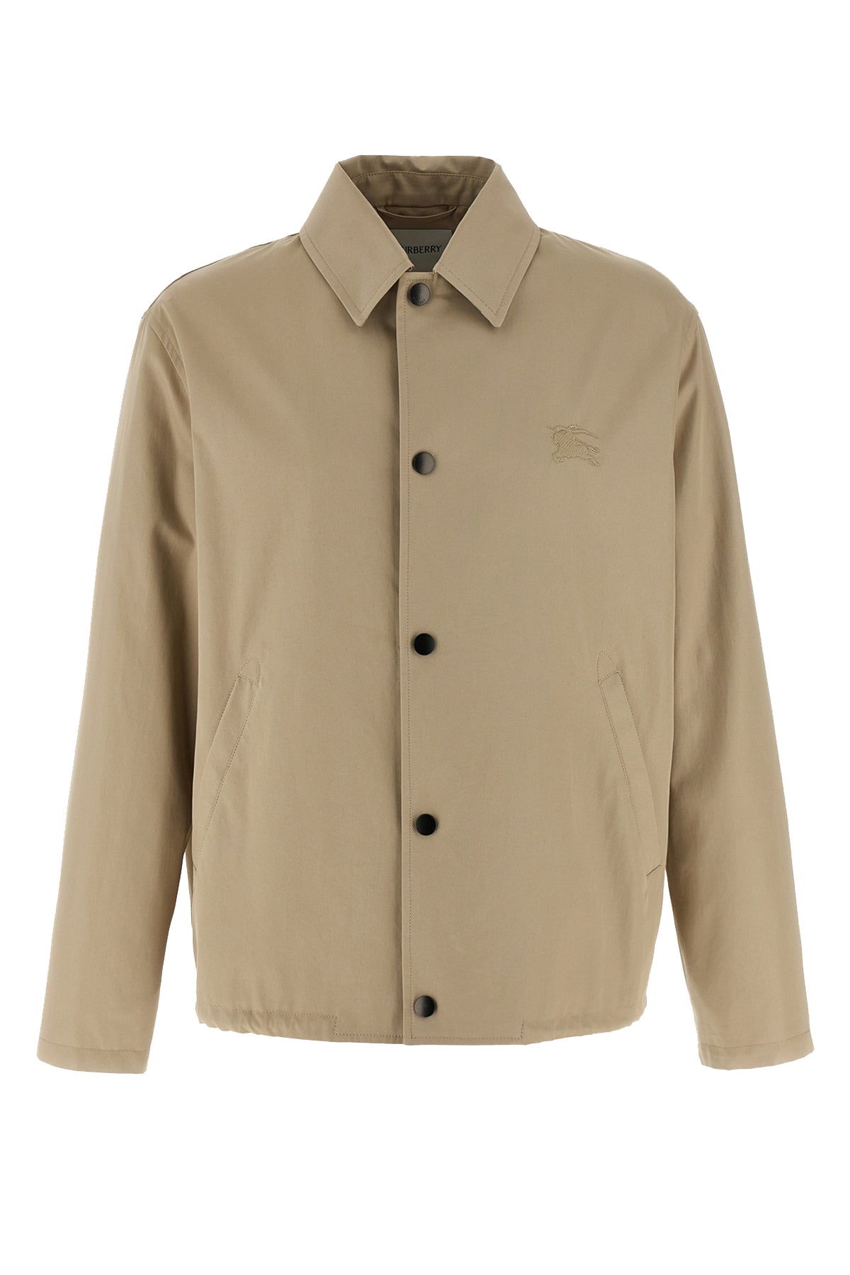 【関税＆送料込み】Burberry Gabardine Jacket Burberry Gabardine Cotton Jacket | Neutrals | FARFETCH
