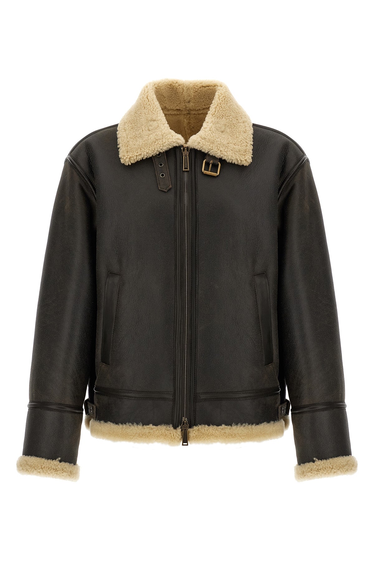 'Aviator' シープスキン ジャケット