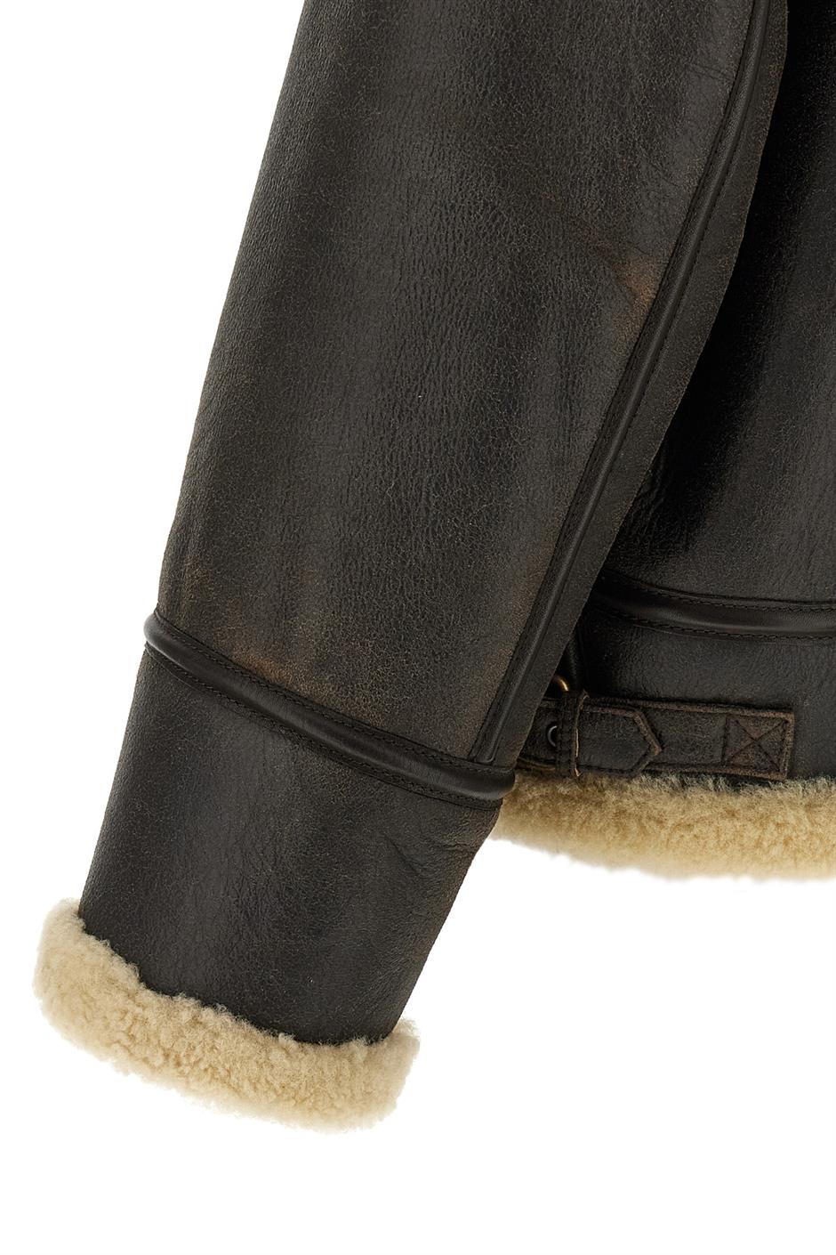 'Aviator' シープスキン ジャケット