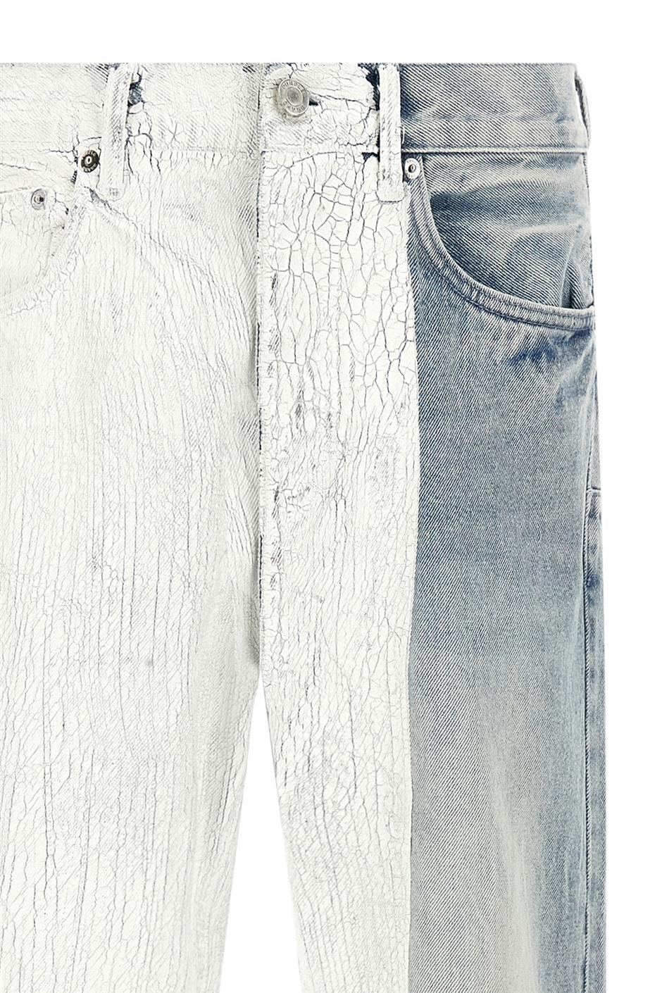 'Crackle Silver' ジーンズ