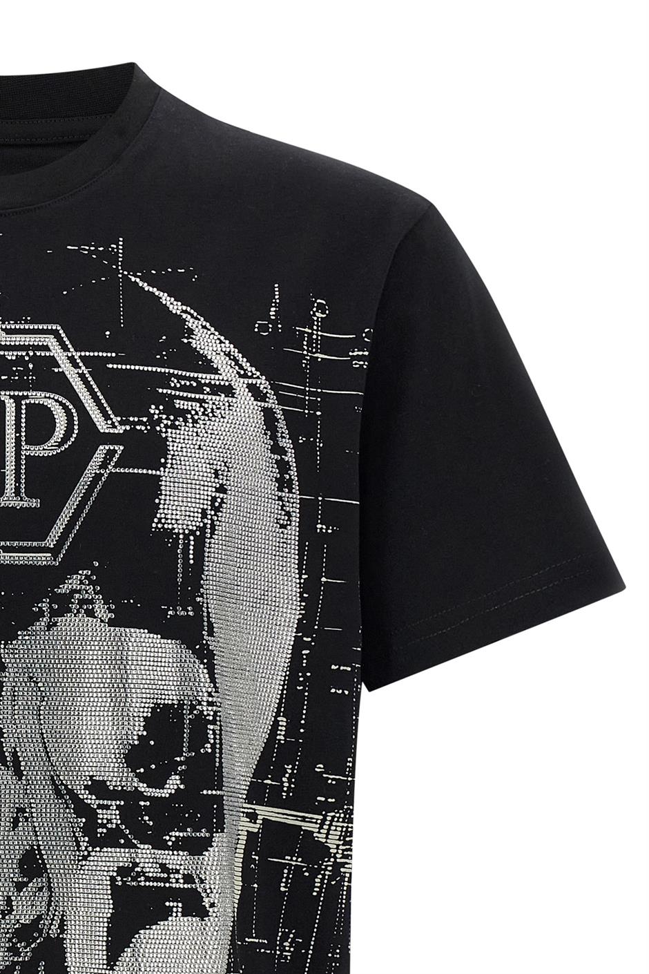 'Skull Strass' Tシャツ