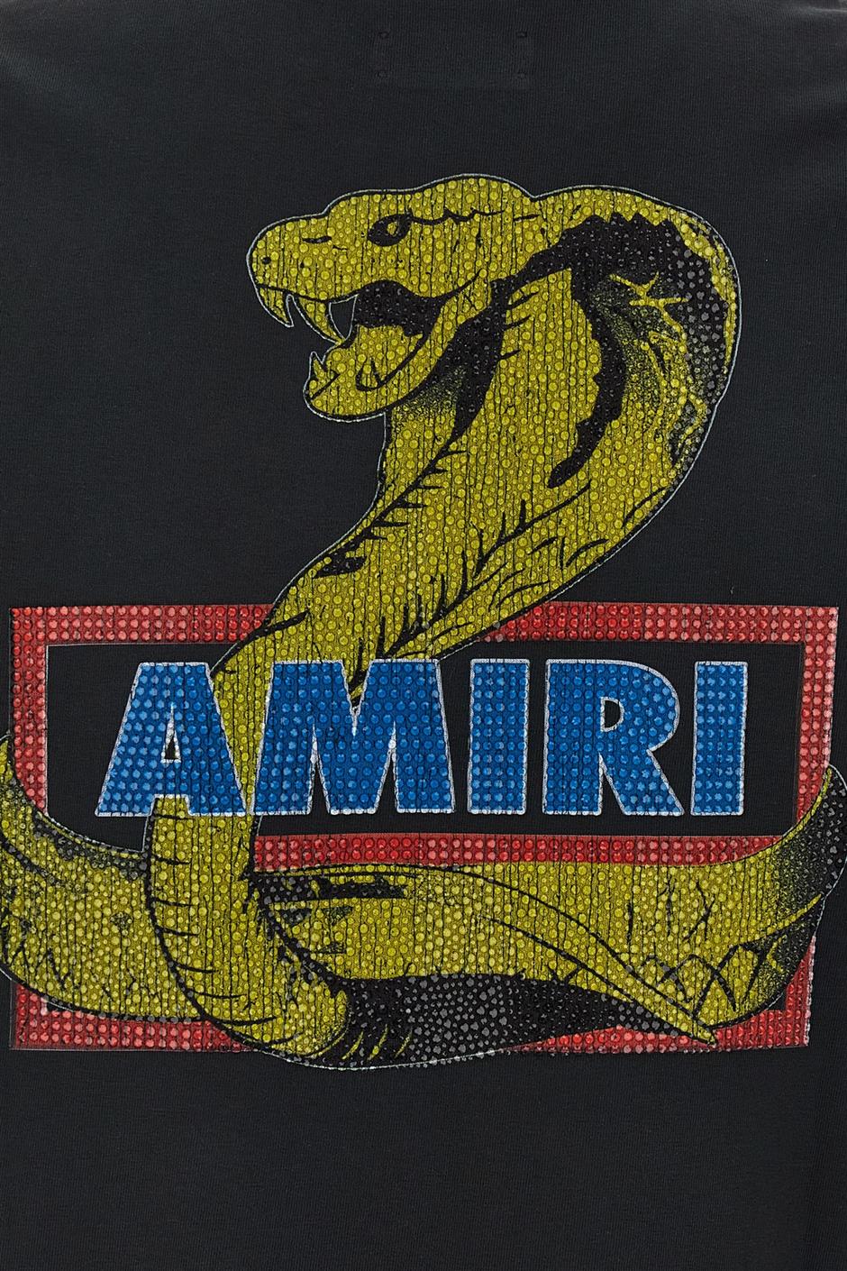 'Amiri Crystal Cobra' Tシャツ