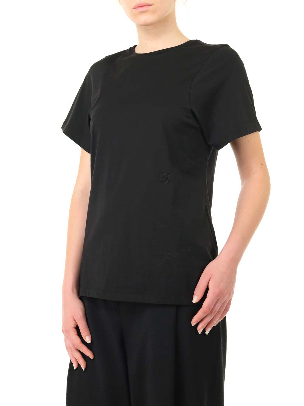 ホワイト オーガニック コットン ジャージ Tシャツ トーテム
