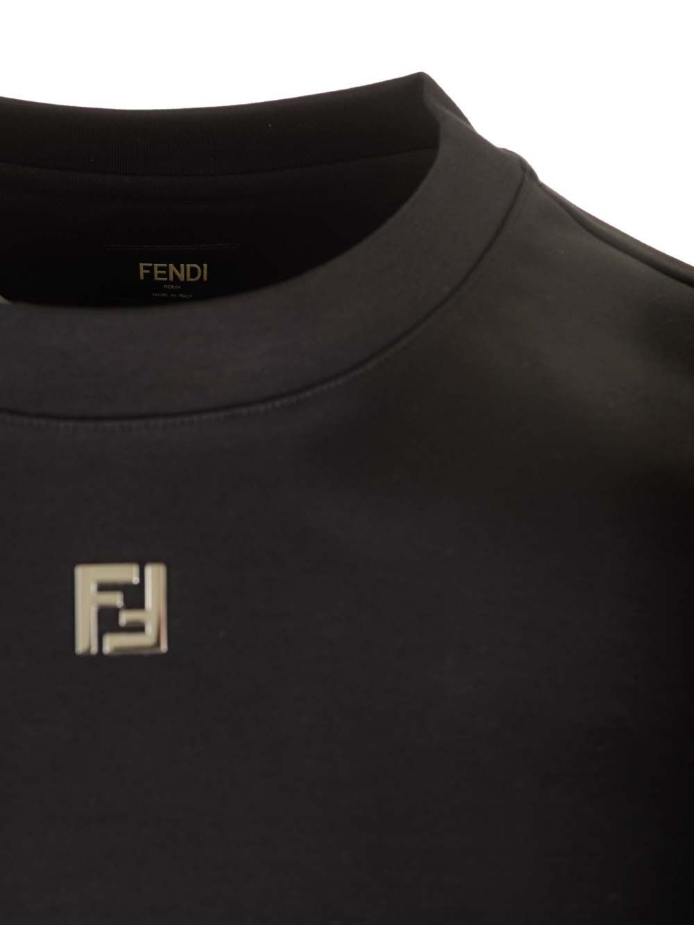 フェンディ エンブロイダリー コットン Tシャツ