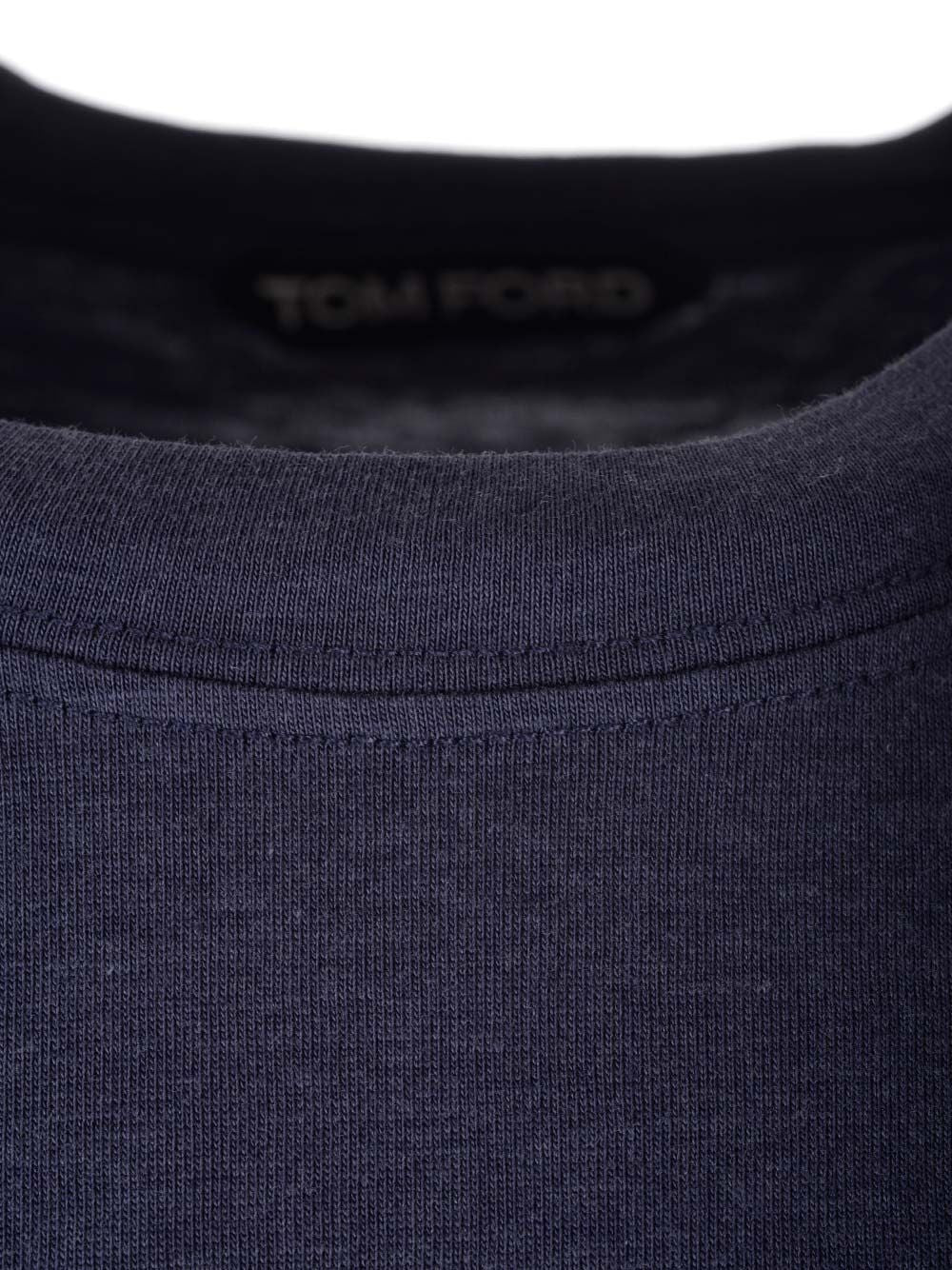 リヨセル アンド コットン ブレンド クルーネック Tシャツ トム