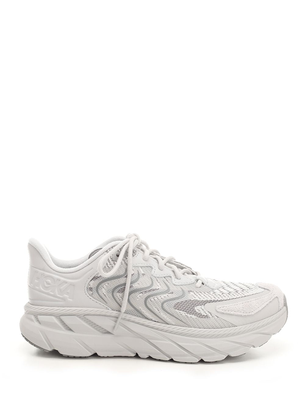 ライト グレー 9 スニーカー HOKA ウィズ ライト グレー テクニカル ファブリック アッパー ウィズ トング