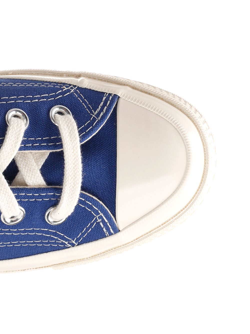 コンバース ALL STAR Chuck Taylor オールスター チャックテイラー オール スター イン ブルー ファブリック コム デ ギャルソン プレイ ウィズ ブラック ハート プリント