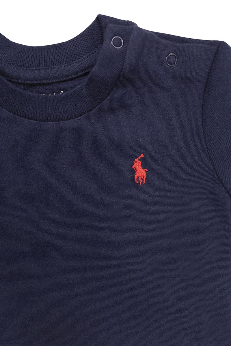 クルーネック コットン ジャージ Tシャツ