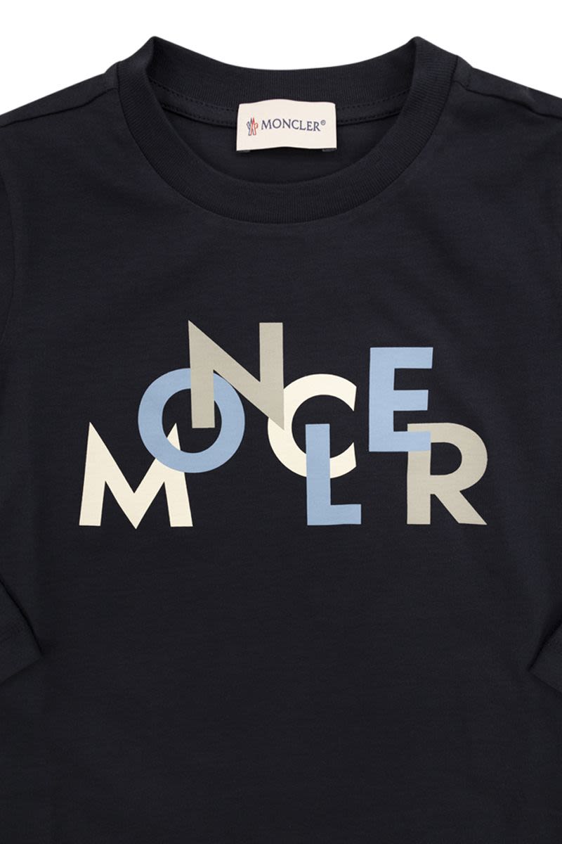 ロングスリーブ コットン Tシャツ ウィズ ロゴ