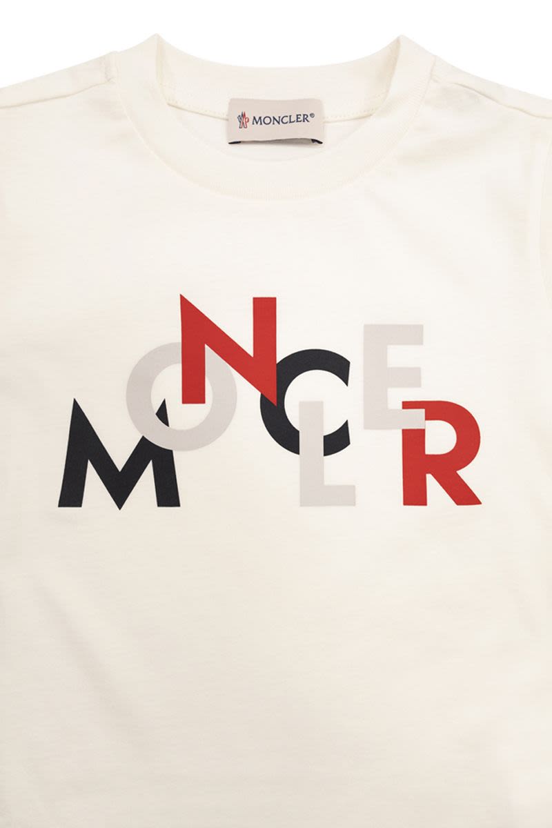 ロングスリーブ コットン Tシャツ ウィズ ロゴ