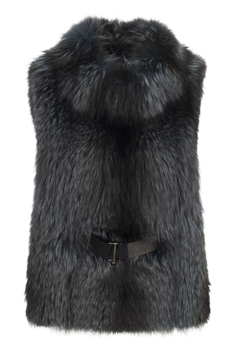 BRUNELLO CUCINELLI フリンジニットベスト　ブルネロクチネリジレ BRUNELLO CUCINELLI フリンジニットベスト ブルネロクチネリジレ