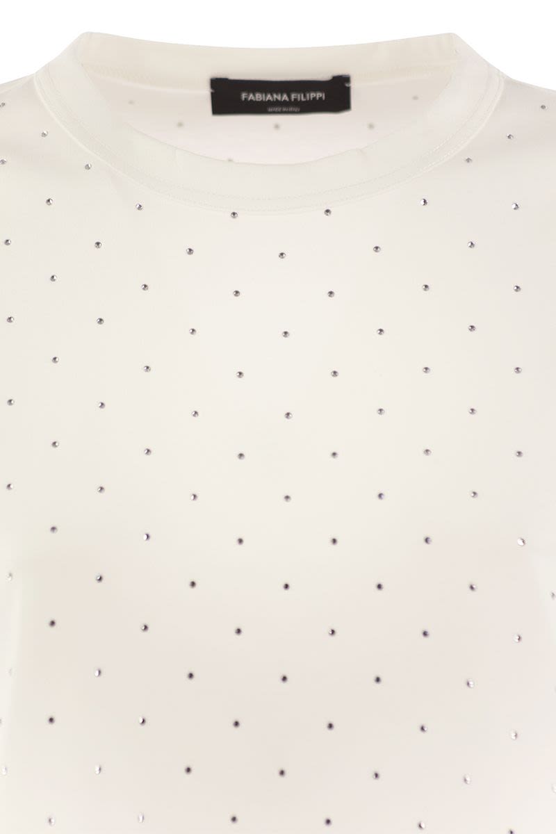 ジャージ Tシャツ ウィズ オール オーバー エンブロイダリー