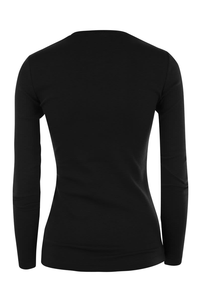 ロングスリーブ Tシャツ イン ジャージ