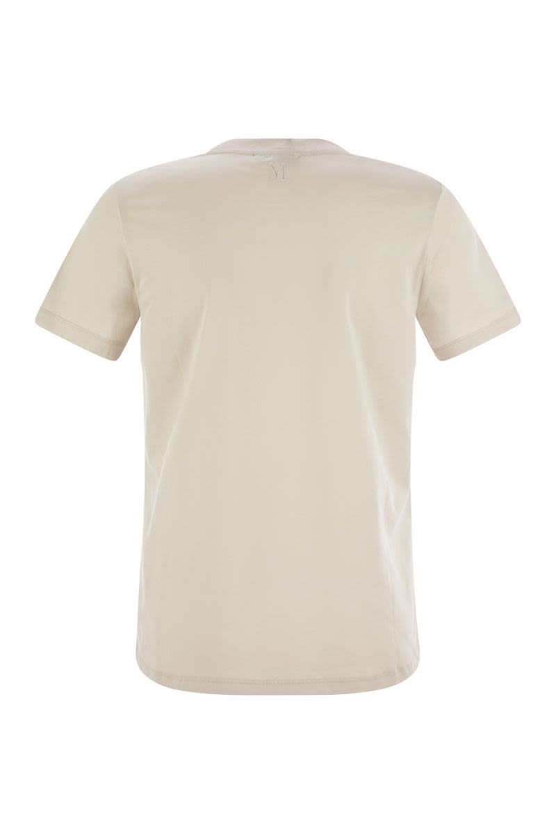 クルーネック コットン Tシャツ