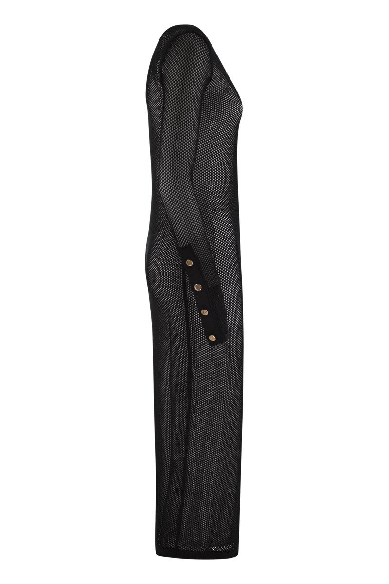 ロング メッシュ ドレス