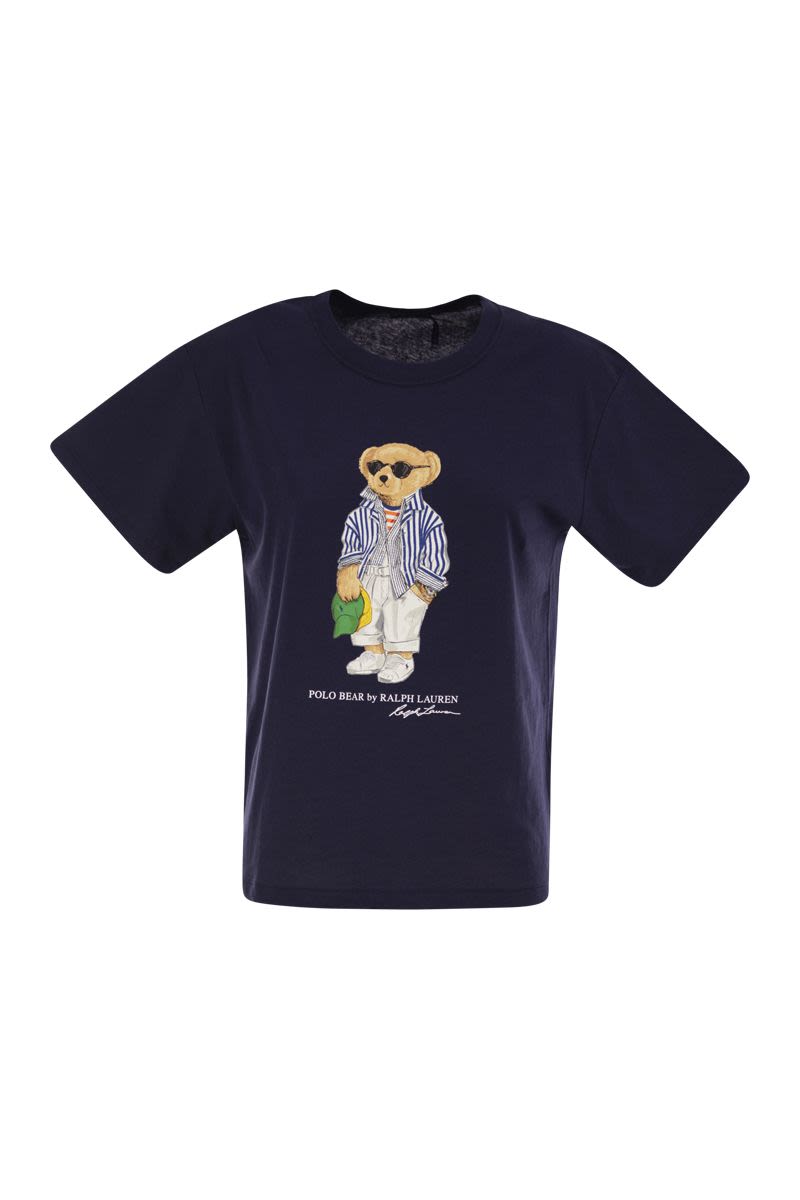 ポロ ベア Tシャツ イン コットン ジャージ
