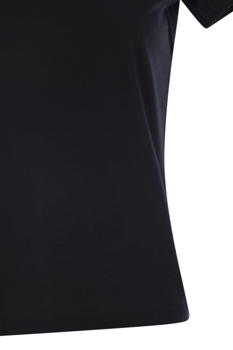 クルーネック ショートスリーブ コットン Tシャツ