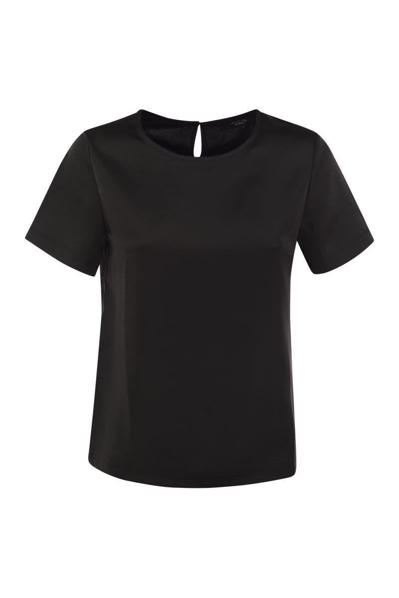 GILBERT サテン アンド ジャージ Tシャツ