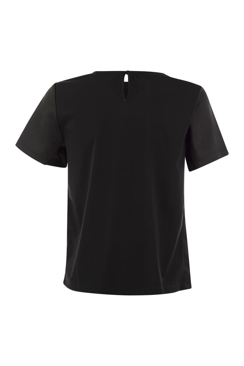 GILBERT サテン アンド ジャージ Tシャツ