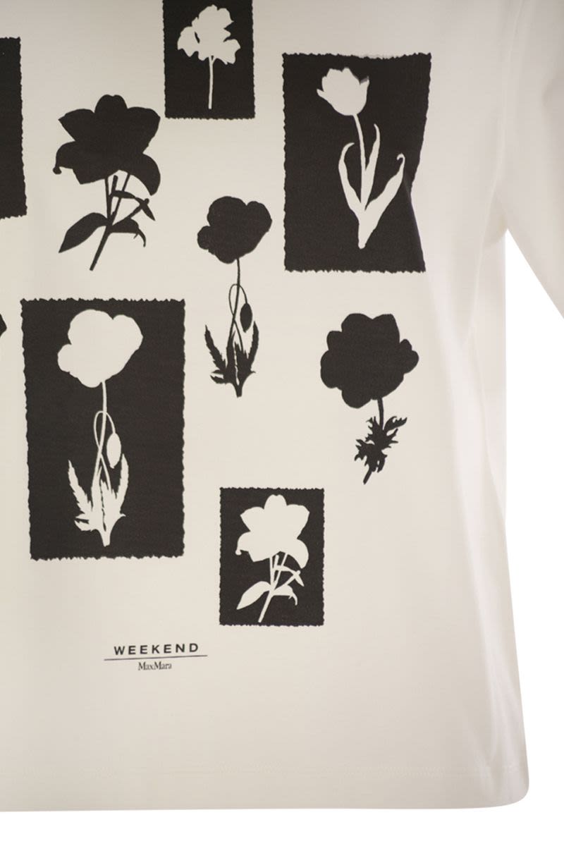 プリント オーガニック コットン Tシャツ